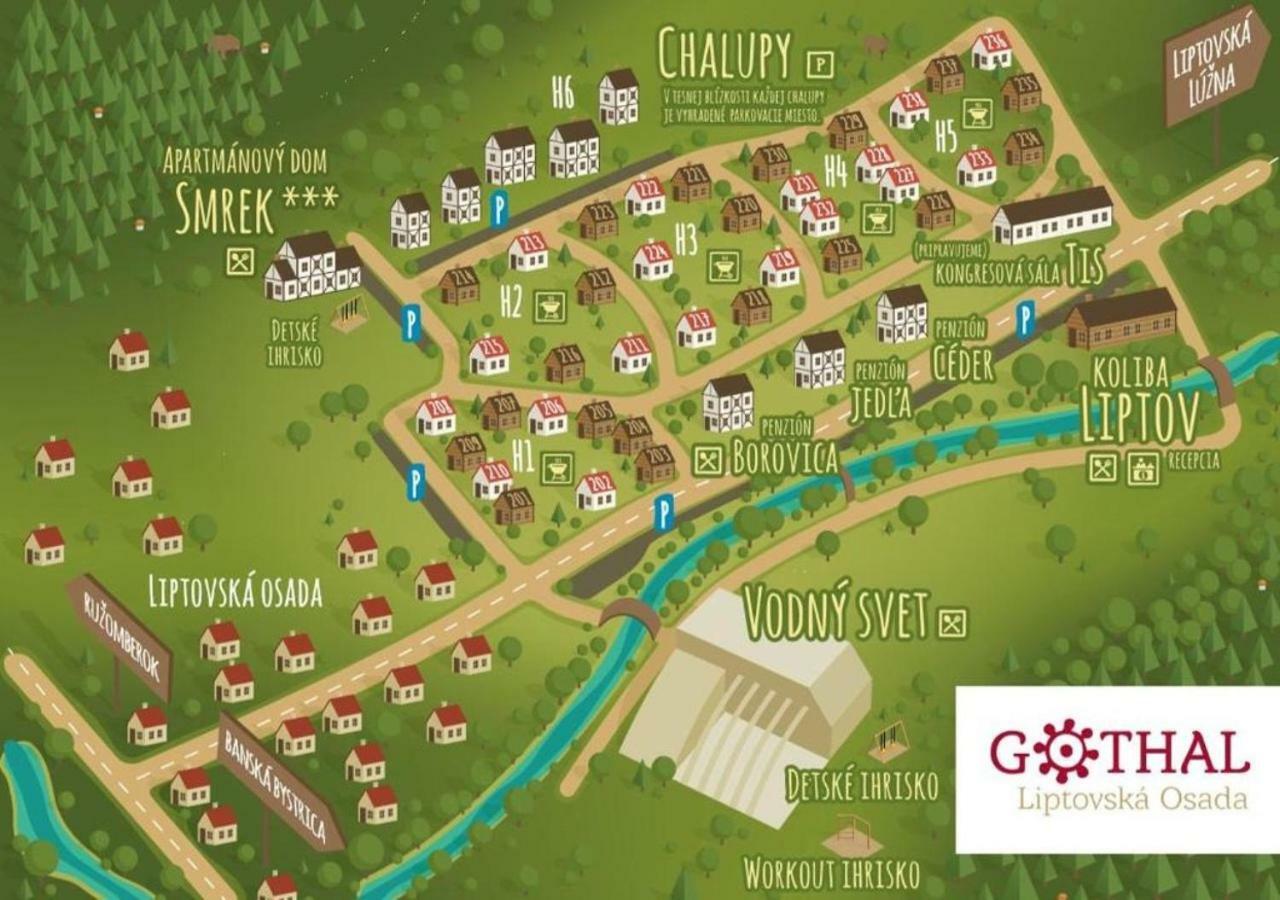 Rezort Gothal Apartmany A Penziony 도노발리 외부 사진