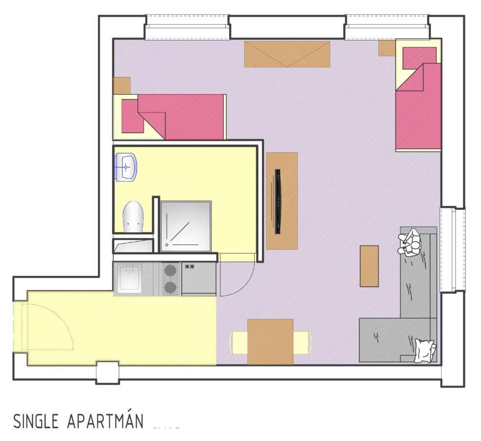 Rezort Gothal Apartmany A Penziony 도노발리 객실 사진
