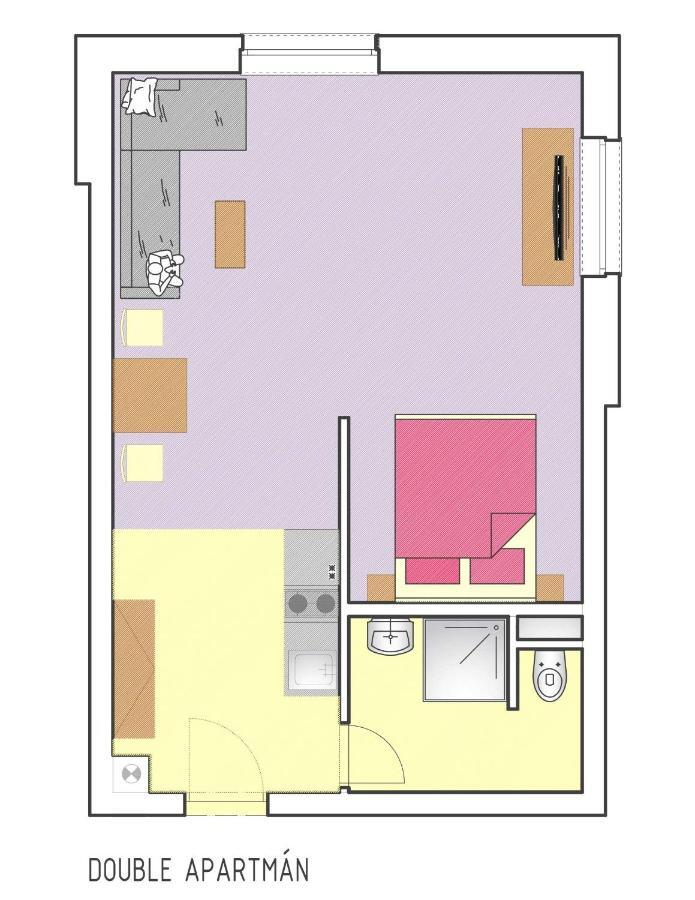 Rezort Gothal Apartmany A Penziony 도노발리 객실 사진